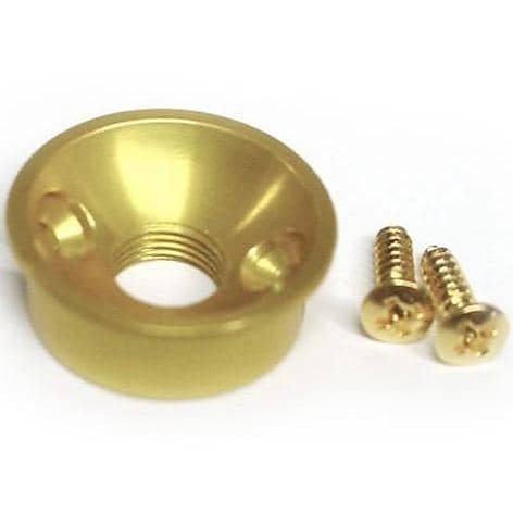 All Parts Retrofit Jackplate for Telecaster - Plated Brass - Gold image 1