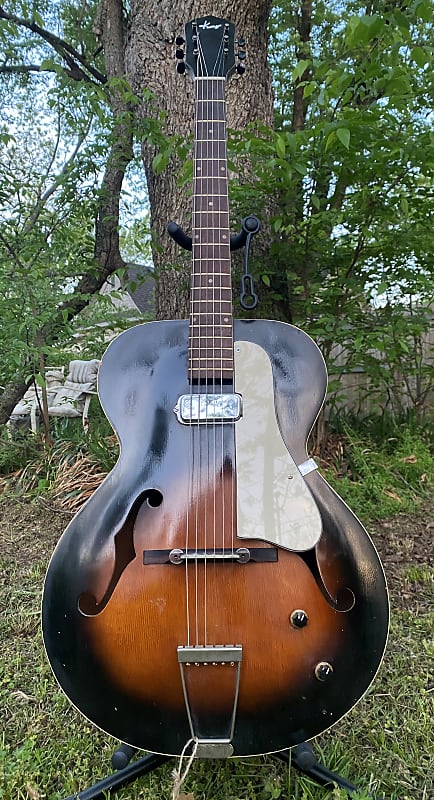 60s Kayアーチトップ/ピックギター/フルアコ Made in U.S.A KAY '60s Acoustic Archtop – 京町家のギターショップ ライトニン