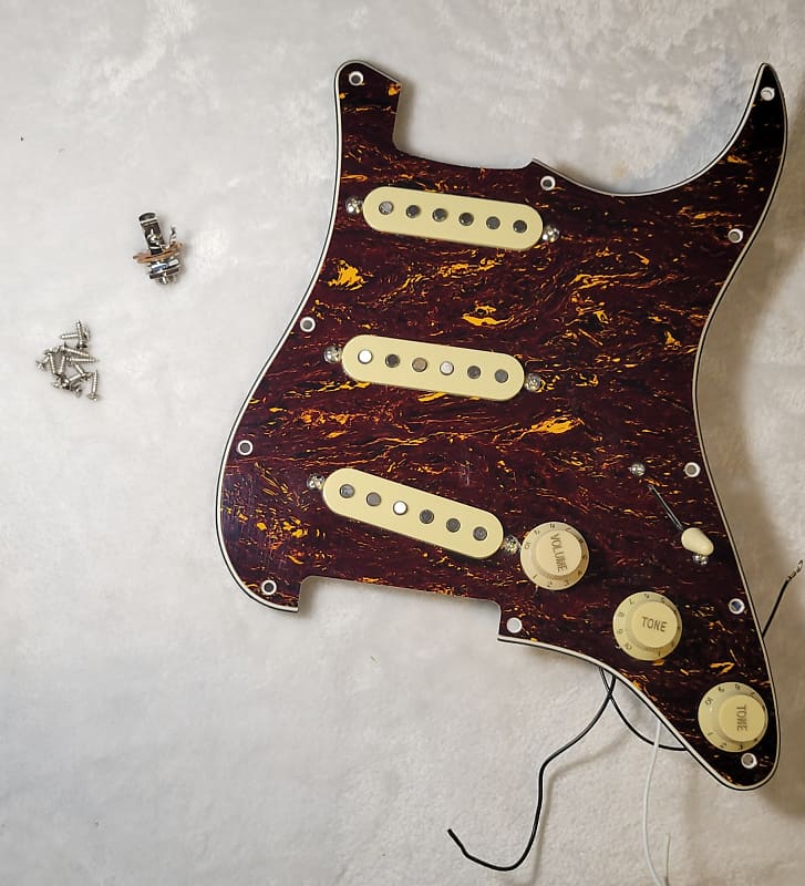 Squier Classic vibe strat loaded pickguard pickups harness Reverb