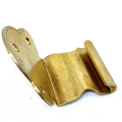 GuitarSlinger Parts Aged Gold Long Diamond Trapeze Tailpiece For Gibson Archtop Guitars L-50 L48 ES- image 10