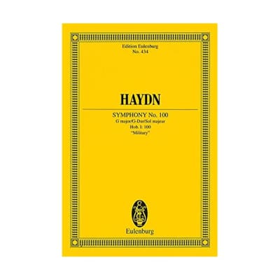 Symphony No. 100: G Major/G-Dur/Sol Majeur: Hob. I:100 Military Study Score Hayd for sale
