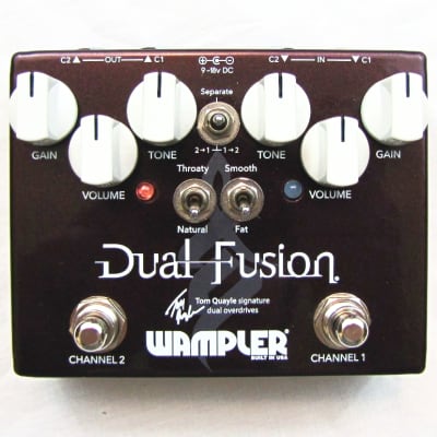 Used Wampler Tom Quayle Signature Dual Fusion V2 Overdrive Guitar Effects Pedal image 1