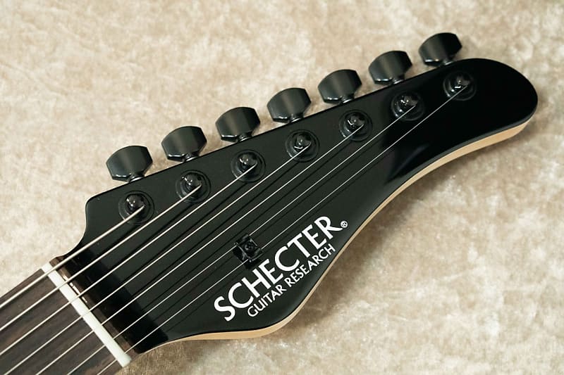 Schecter SD-7-24-AL-FXD-2H -Black- 2022 [7st Strings][Made