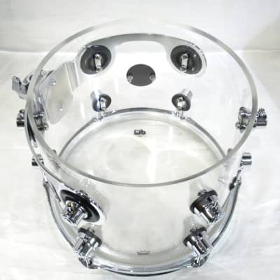 dw Design Series Acrylic 4pc Drum Kit [BD22, FT16, TT12&10] image 9