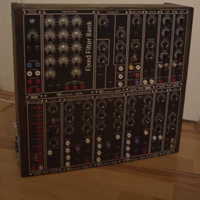 YUSynth 5U/ Music from outer space/Moog  DIY YUsynth Moog clone/ Serge banana  2020 Black image 3
