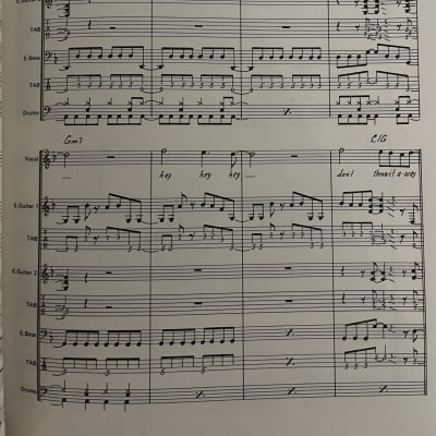 Motley Crue - Theatre of Pain - Guitar and Bass tab / tablature Book - Japan image 4