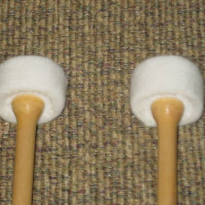 ONE pair new old stock Regal Tip 606SG (Goodman # 6) TIMPANI MALLETS, CARTWHEEL -  inner core of medium hard felt covered with a layer of soft damper felt / hard maple handle (shaft), includes packaging image 14