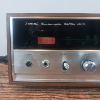 Sansui 350A Solid State AM/FM Stereo Receiver 1970's image 3
