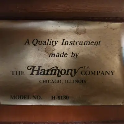 Harmony Stella H-6130 Parlor Acoustic Guitar image 11