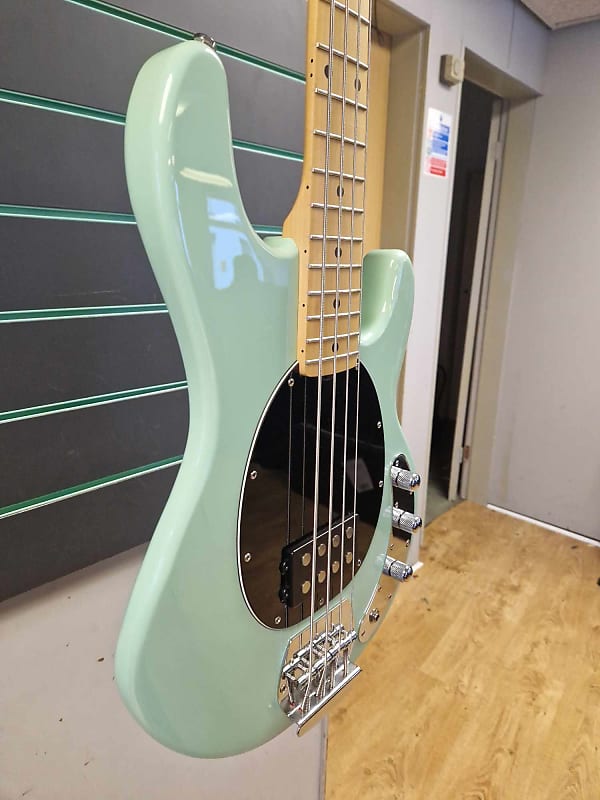 Sterling by Music Man S.U.B. Ray4 Mint Green Electric Bass | Reverb