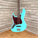 Fender Left Handed  Vintage II 1966 Jazz Bass Sea Foam Green (0295)
