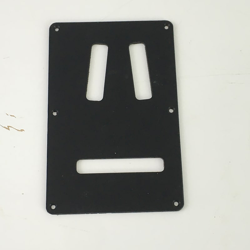 Natural Relic Aged Back Plate Tremolo Cover Black For Fender | Reverb
