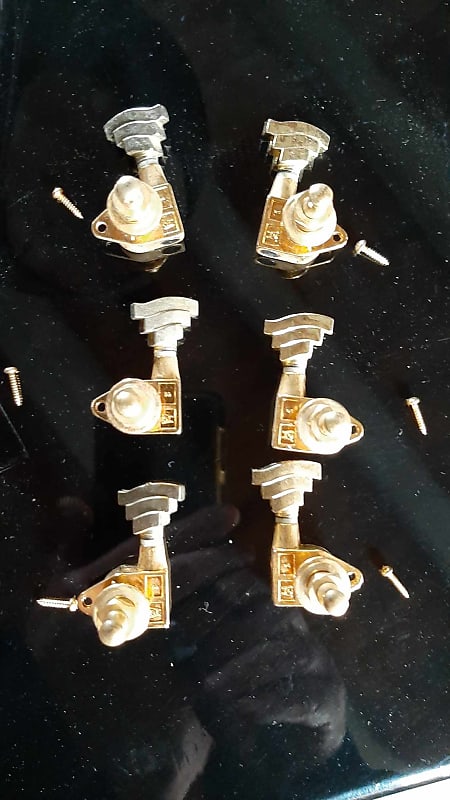Hagstrom tuners - Gold plated for SWEDE HL HJ Viking 3L x 3R image 1