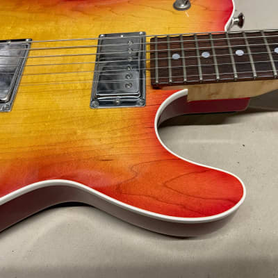 James Tyler Mongoose Special Semi-Hollow Body Singlecut Guitar with Case 2011 Faded Cherry Sunburst image 8