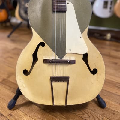 1950s Silvertone Kentucky Blue Hollow Body Vintage Acoustic Guitar image 1