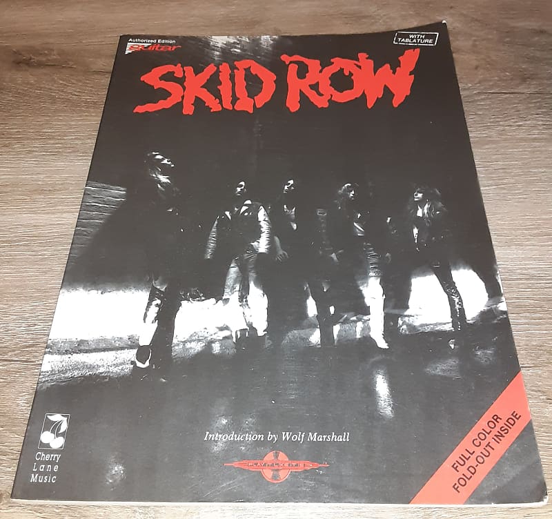 SKID ROW - SELF-TITLED - GUITAR TAB BOOK - TABLATURE - MUSIC | Reverb