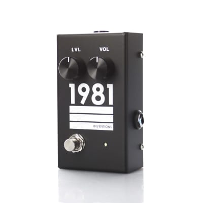 1981 Inventions LVL Full-Range Overdrive & Boost Guitar Effect Pedal image 2