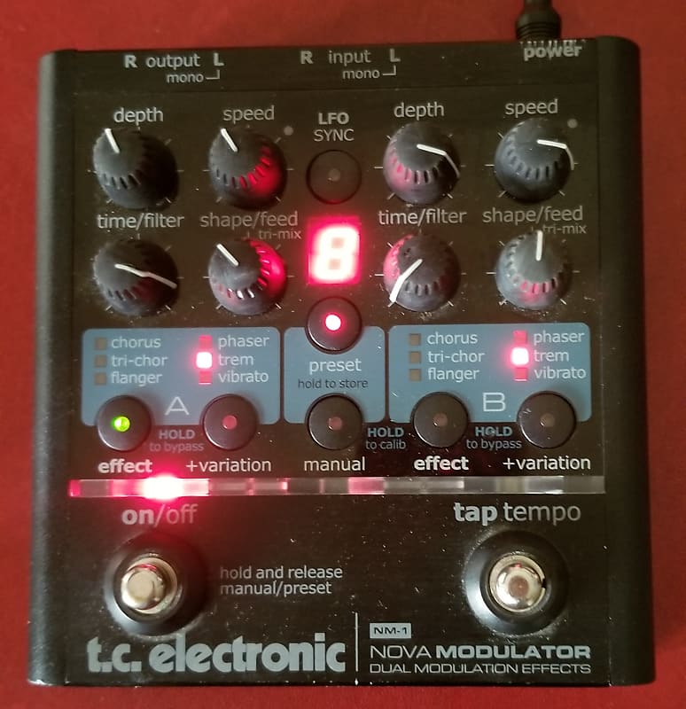 TC Electronic Nova NM1 Dual Engine Modulator Pedal