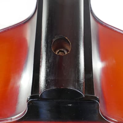 Romanian Double Bass, Solid Wood Flatback with Bolt-on Removable Neck image 7