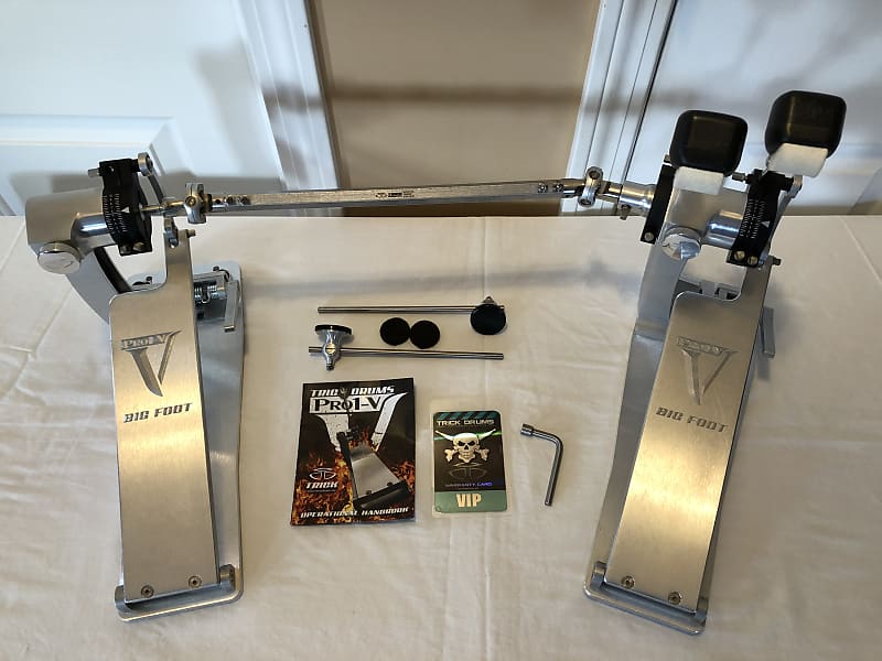 Trick Pro 1V Bigfoot Double Bass Direct Drive Drum Pedal Reverb