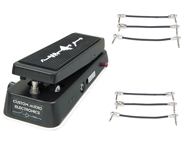 MXR MC404 CAE Crybaby Dual Inductor Wah Pedal + 2x Gator Patch Cable 3 Pack