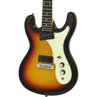 Aria Retro Classic Electric Guitar  3TS (3Tone Sunburst) DM 206 3TS image 2