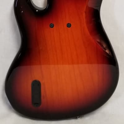 Zon Mosaic Mojo 5 String P/J Electric Bass Guitar, Ash Body, Maple Fingerboard, Brown Sunburst W/ Ba image 10