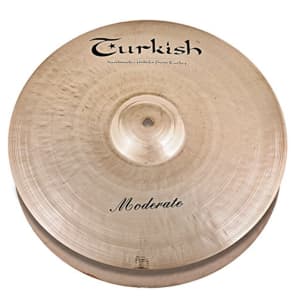 Turkish Cymbals 14" Moderate Series Moderate Hi-Hat Pair M-H14 (Pair)