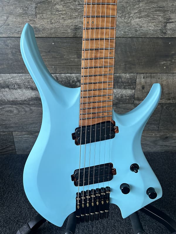 ギター NK Amazon | 2023 NK 扇形フレット 6 弦ヘッドレスエレキギター