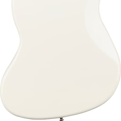 Squier Mini Jazzmaster HH Electric Guitar, Maple Fingerboard, Olympic White image 3