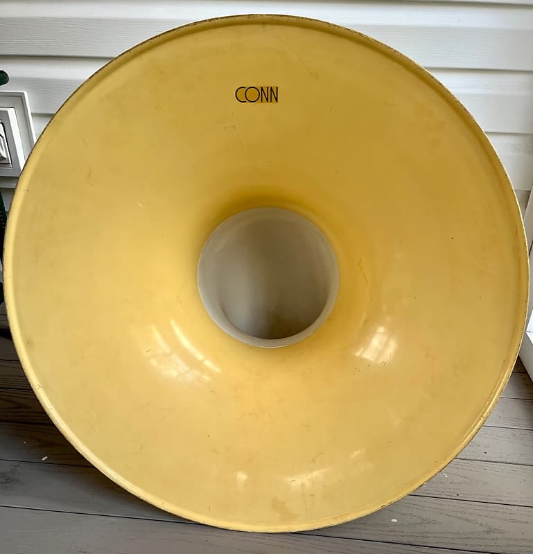Conn Vintage Fiberglass Sousaphone Bell 24" Read Details! Reverb