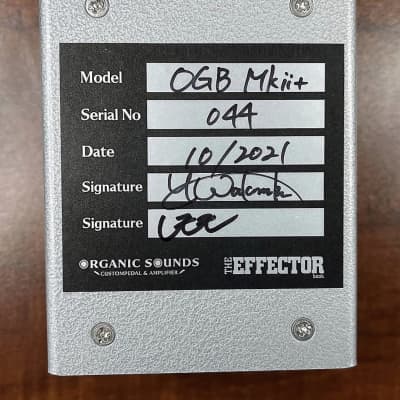 Organic Sounds Orga Bender MKII+ Hybrid Fuzz (2021) “Silver