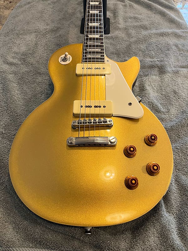 Epiphone 2010 Epiphone Les Paul '56 Gold Top P90 Electric Guitar 2010 Gold  Top