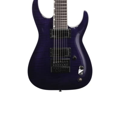 ESP LTD Brian Head Welch SH7 Evertune Electric Guitar See Thru Purple image 3