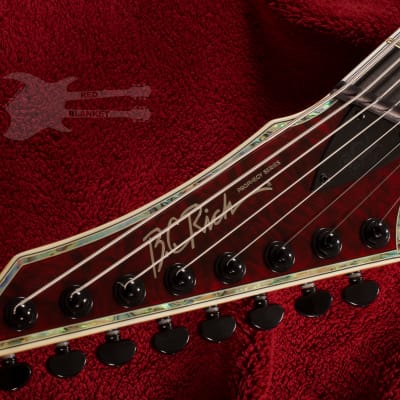 B.C. Rich Shredzilla 8 Prophecy Archtop Fanned Frets Left Handed Black Cherry SZA824FFBCLH 2020 image 8