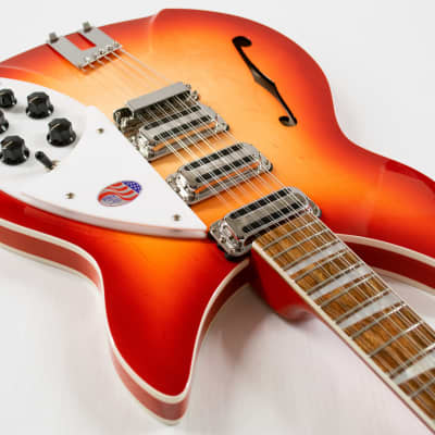 Rickenbacker 1993 Plus Semi-Hollow Electric Guitar - Fireglo image 4