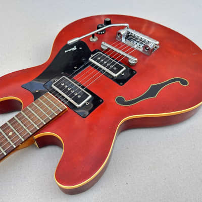 Framus Atlantik 6 Vintage '70s Electric Guitar - Red image 4