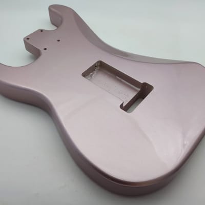 3lbs 11oz BloomDoom Nitro Lacquer Aged Relic Faded Burgundy Mist S-Style Vintage Custom Guitar Body image 8