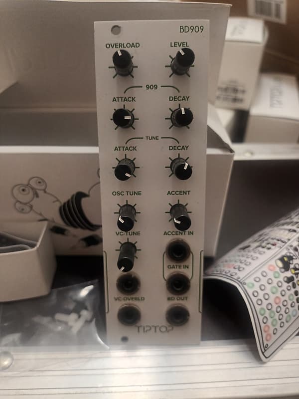 Tiptop Audio 909 Full kit with Mix Z TR909 Reverb UK