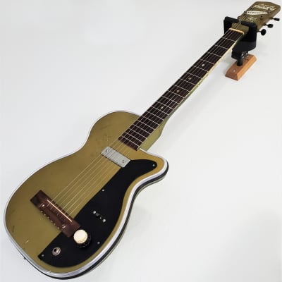 1956 Harmony H42 Stratotone Newport Colorama Metallic Green