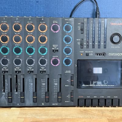 TASCAM PORTA 07 カセットMTR TASCAM PORTA 07 Ministudio 4 Track Cassette Recorder for