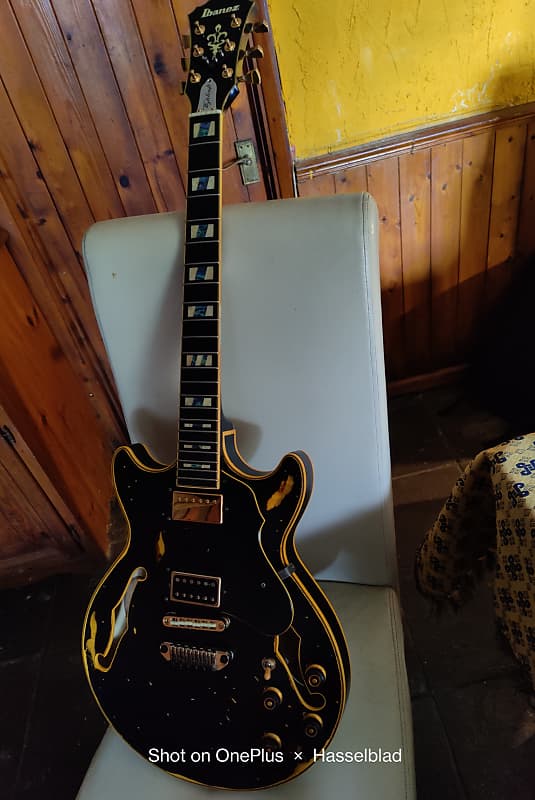 Ibanez AMV100FMD Artstar 2016 Translucent Black Reverb