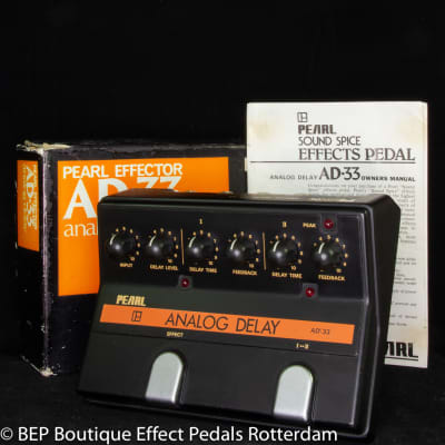 Pearl AD-33 Analog Delay early 80's MN3005 BBD s/n 852847 Japan for sale