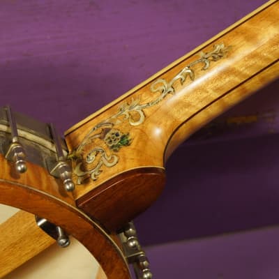 1920s/2000s Vintage/Antonio Tsai Fancy 5-String Openback Banjo image 14