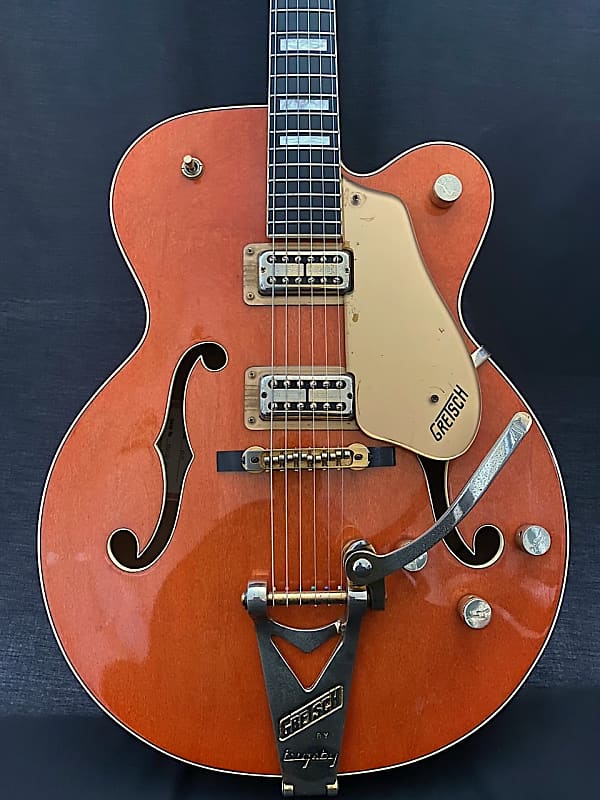 1997 Gretsch 6120 Nashville Classic Western Orange Finish