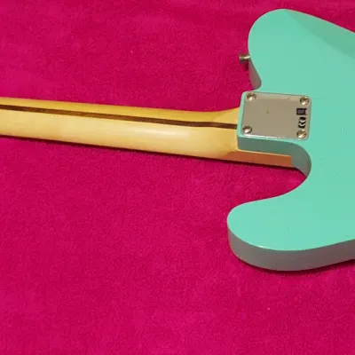 Partscaster  Telecaster Nashville  2020 Surf Green With Flakes image 9