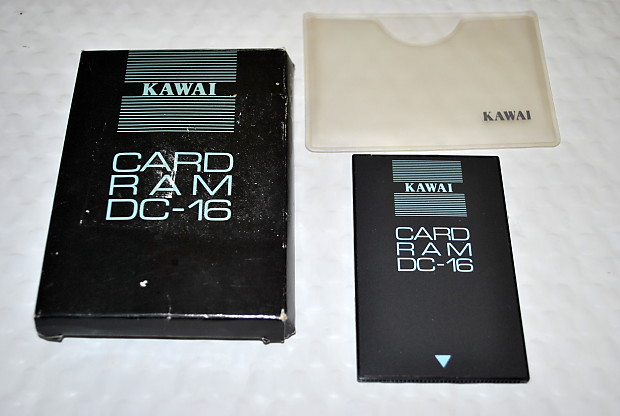Rare Kawai DC-16 RAM Card For K4 Synthesizer K4R XD-5 Rack