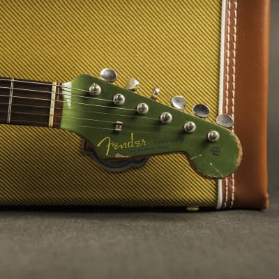 Fender Custom Olive Green Stratocaster Nitro Relic 1995 | Reverb Fender Custom Olive Green Stratocaster Nitro Relic 1995 | Reverb