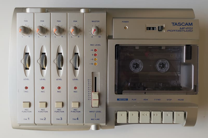 TASCAM Portastudio MF-P01 4-Track Cassette Recorder | Reverb