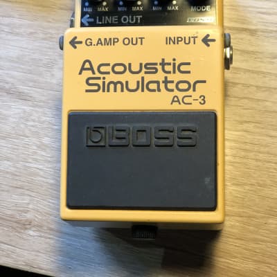 Boss AC-3 Acoustic Simulator  2006 - Present - Yellow for sale